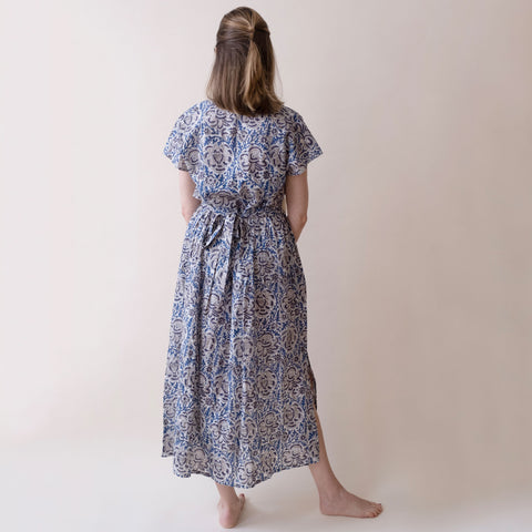 Meadow Dress- Blue Floral