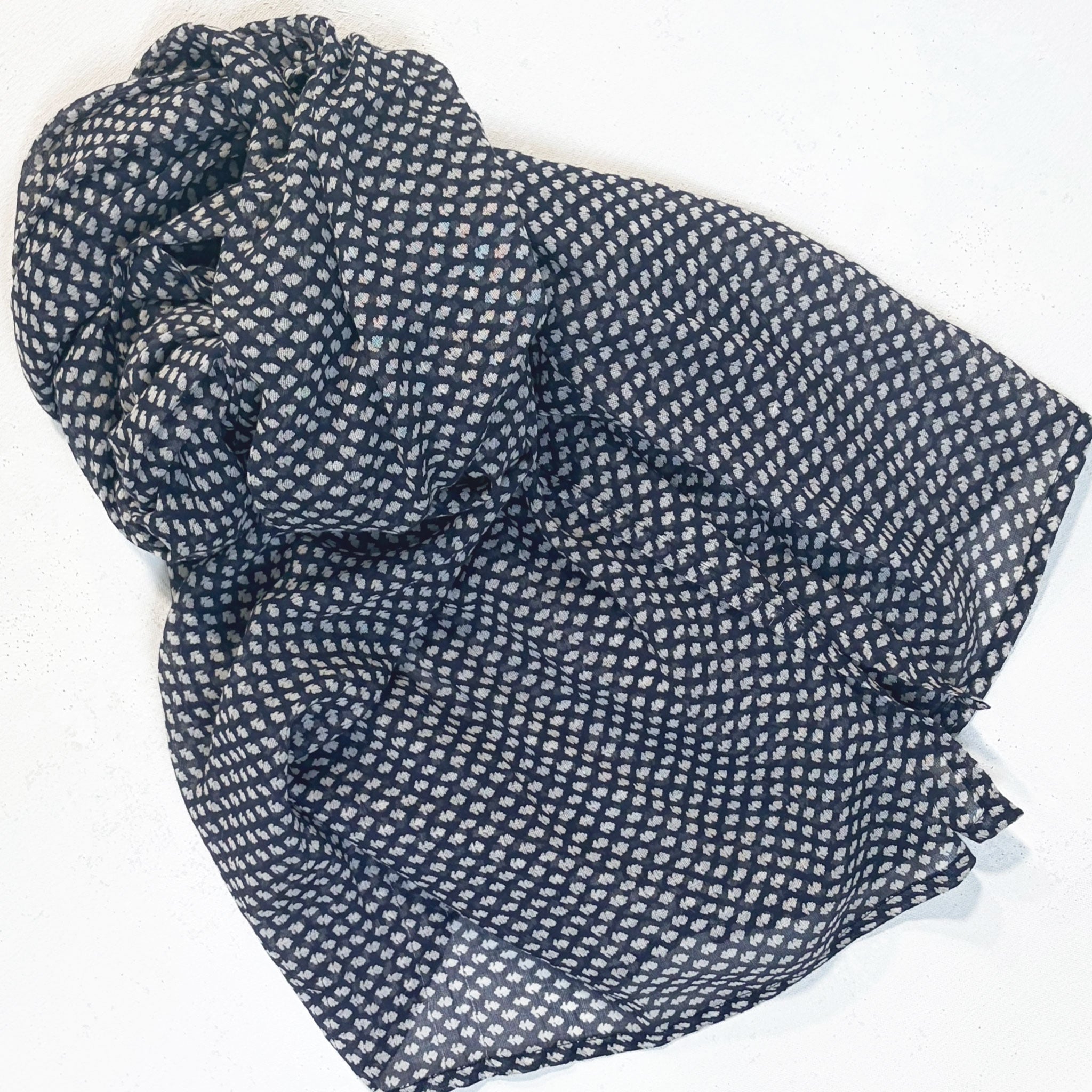 Adeline Navy Scarf