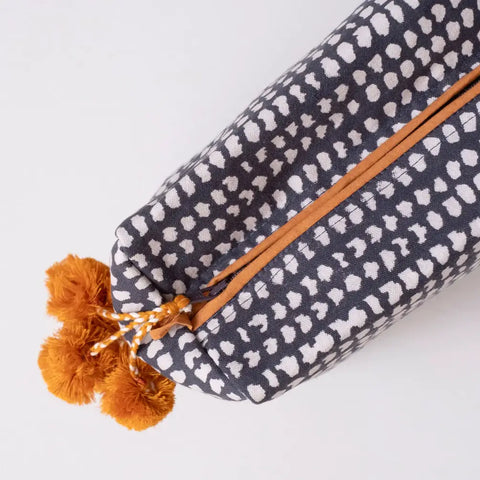 Navy Dot Toiletry Bag