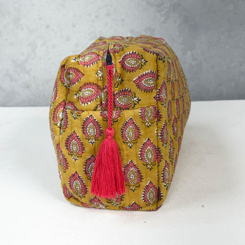Pai Mustard Toiletry Bag