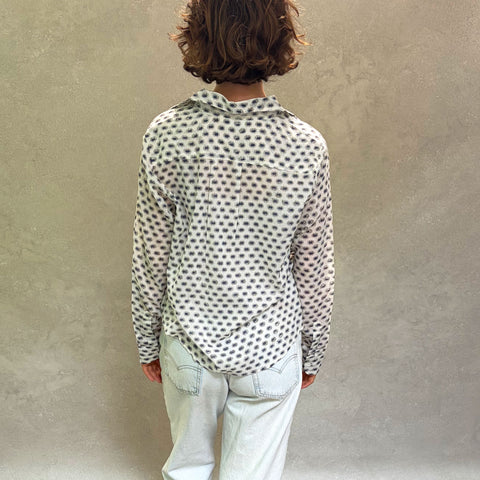 Pali Top- Rosa Snow in Lightweight Cotton