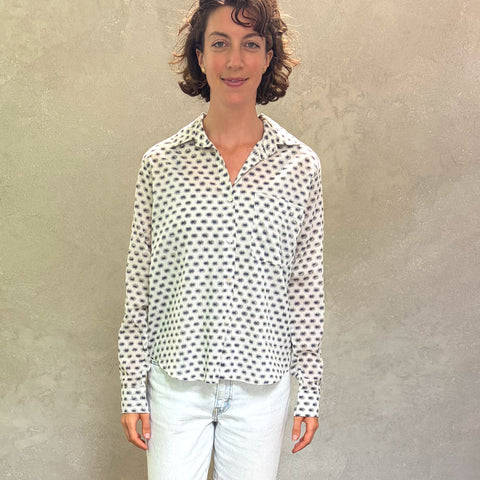 Pali Top- Rosa Snow in Lightweight Cotton