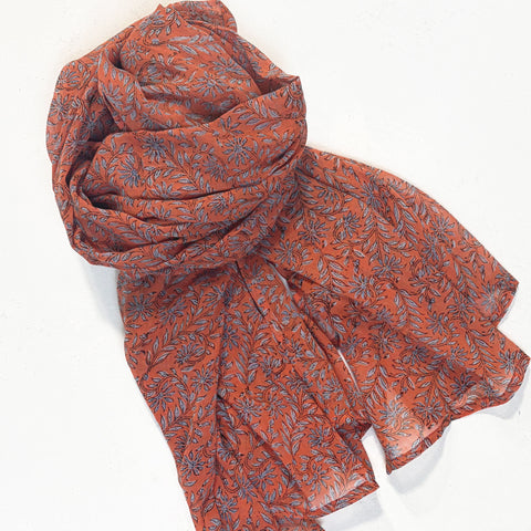 Tropic Coral Scarf