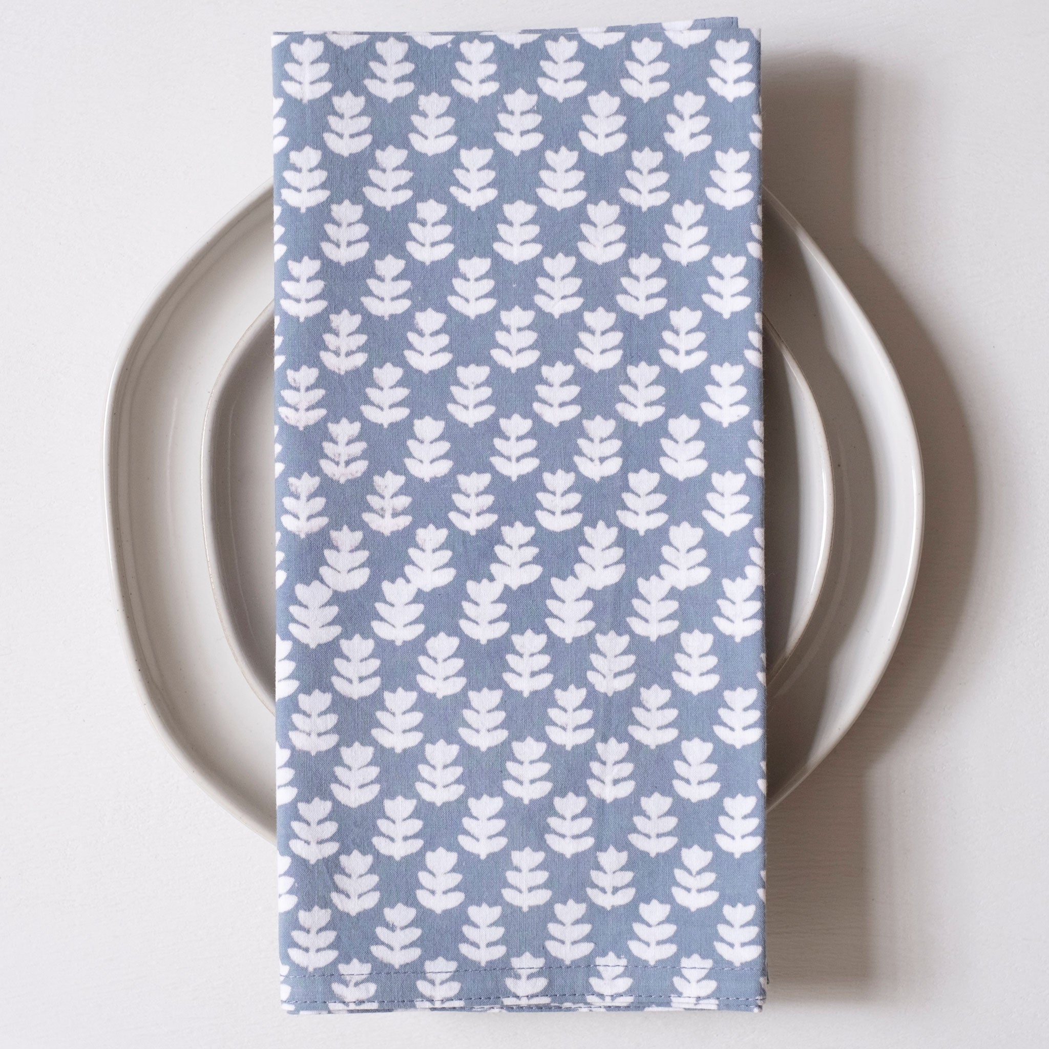 Tula Cloud Block Printed Napkins