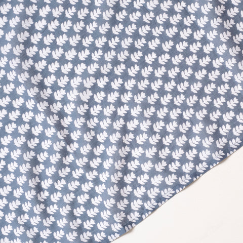 Tula Dark Sea Block Printed Scarf