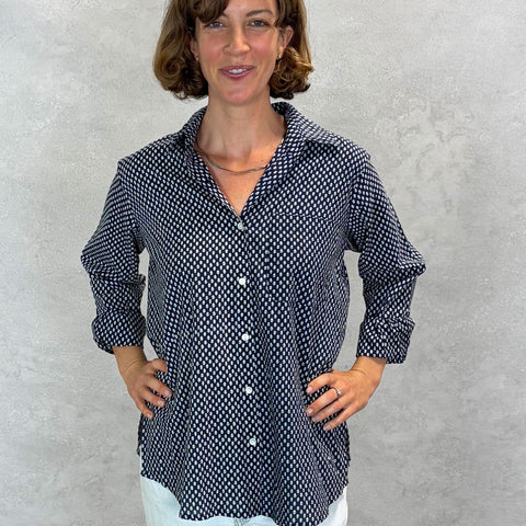 Adeline Navy Tunic