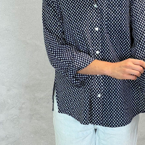 Adeline Navy Tunic