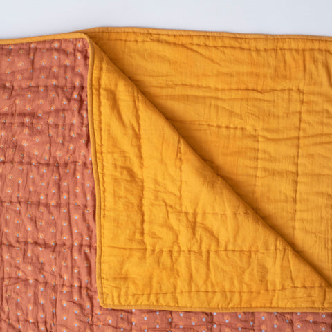 PRE-ORDER Aja Tangerine Navy Quilt