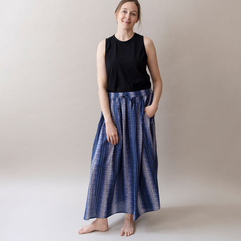 Emma Maxi Skirt- Athi Navy