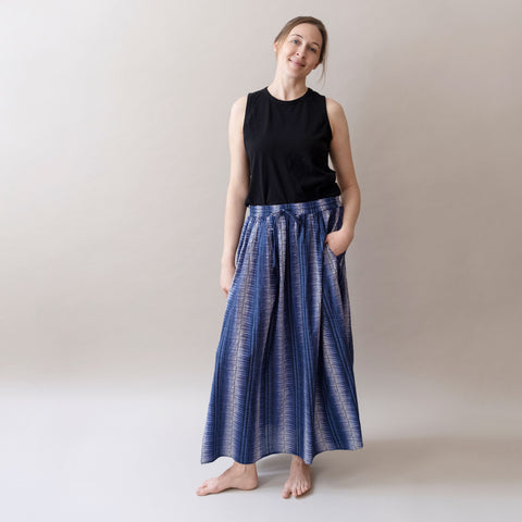 Emma Maxi Skirt- Athi Navy