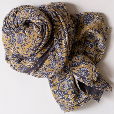 Double Gauze Scarf- Banhi Mustard