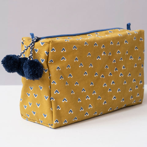 Basti Mustard Toiletry Bag