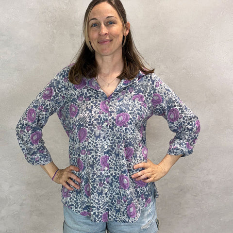 Capri Periwinkle Tunic