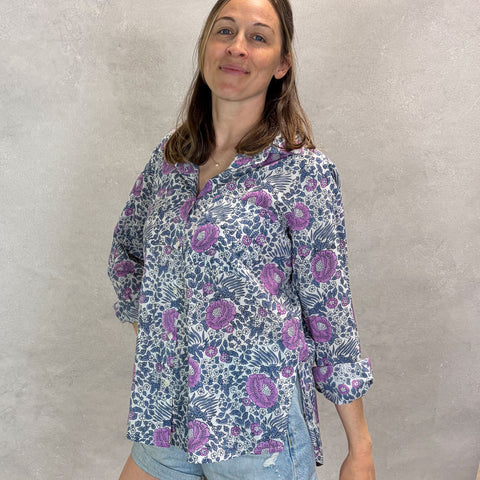 Capri Periwinkle Tunic