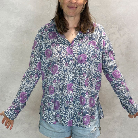 Capri Periwinkle Tunic