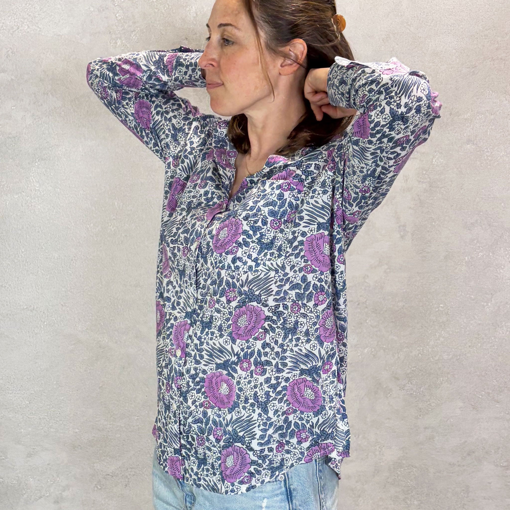 Capri Periwinkle Tunic