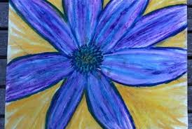 July 27- Chalk Pastel Flowers Class for Kids