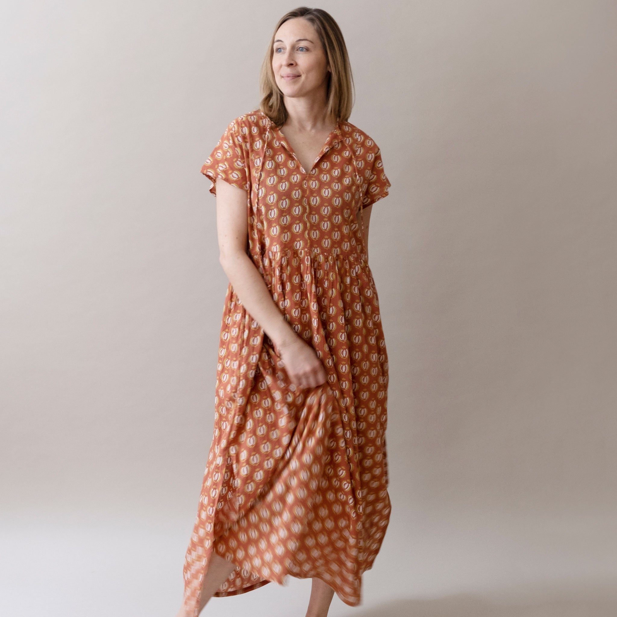 PRE-ORDER Meadow Dress- Crete Ginger