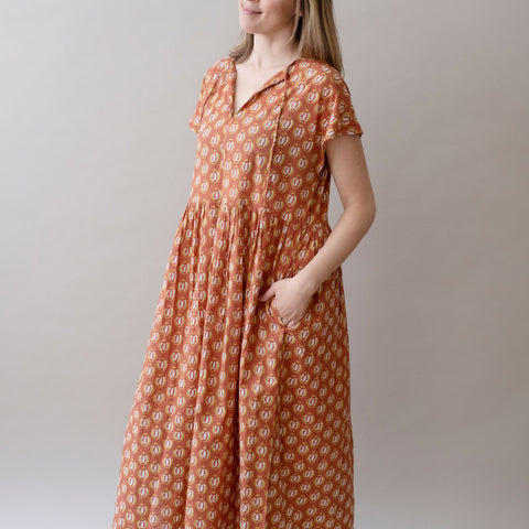 PRE-ORDER Meadow Dress- Crete Ginger