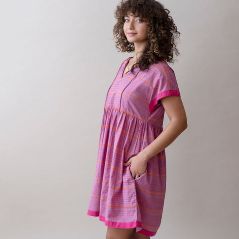 PRE-ORDER Mia Dress- Malti Fuschia