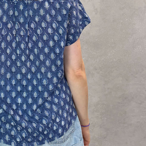 Mabel Top- Pai Navy