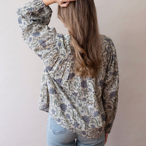 Isobel Top- Posie Light Moss