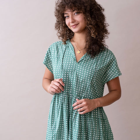 PRE-ORDER Meadow Dress- Taos Green