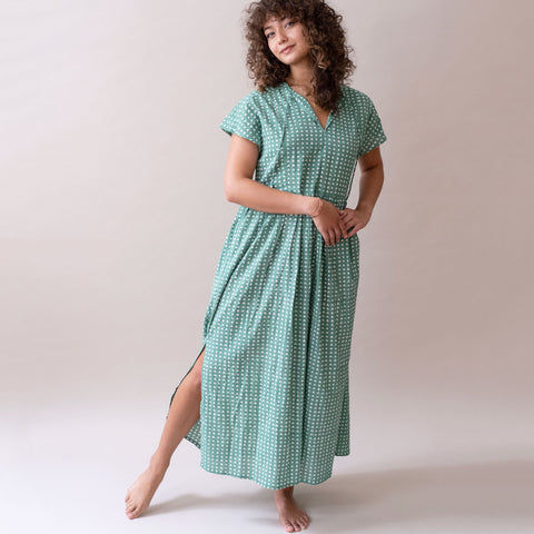 PRE-ORDER Meadow Dress- Taos Green