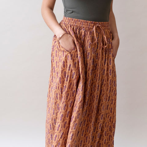 Emma Maxi Skirt- Taza Terracotta