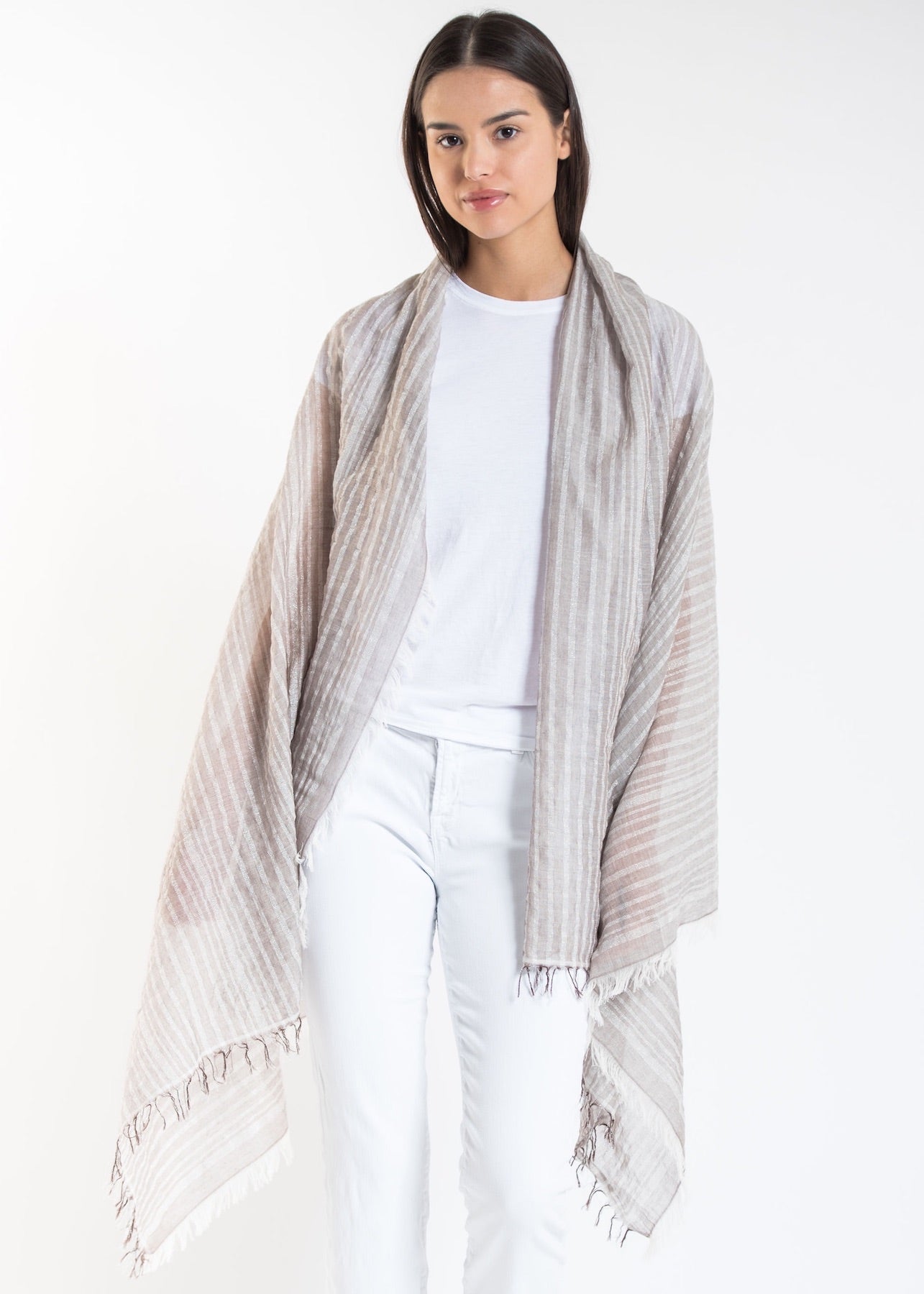 Leher Scarf - Taupe