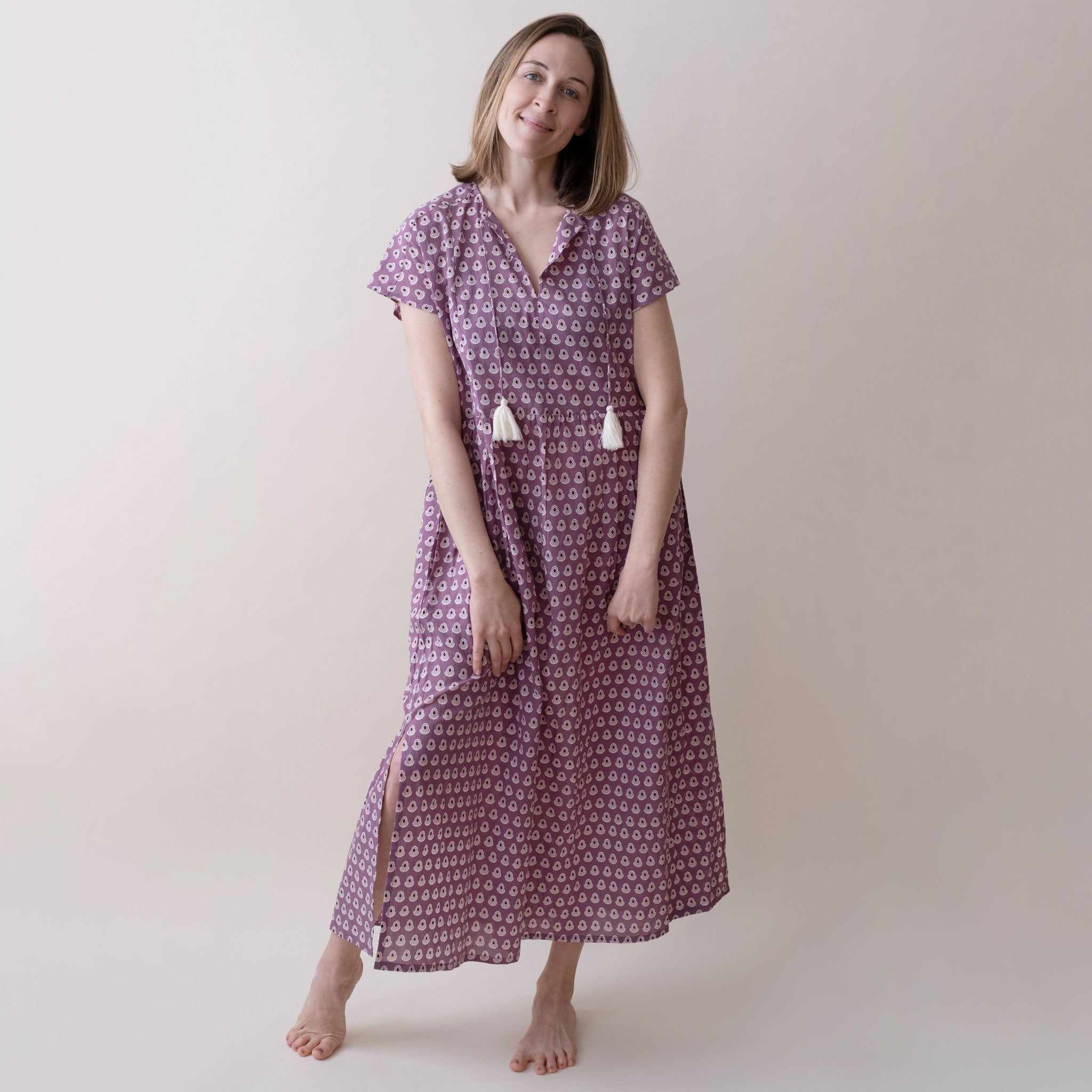 Meadow Dress- Lasko Raspberry